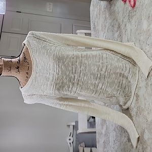 Vintage America blues‎ sweater size small cream color